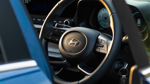 Hyundai Bayon steering wheel