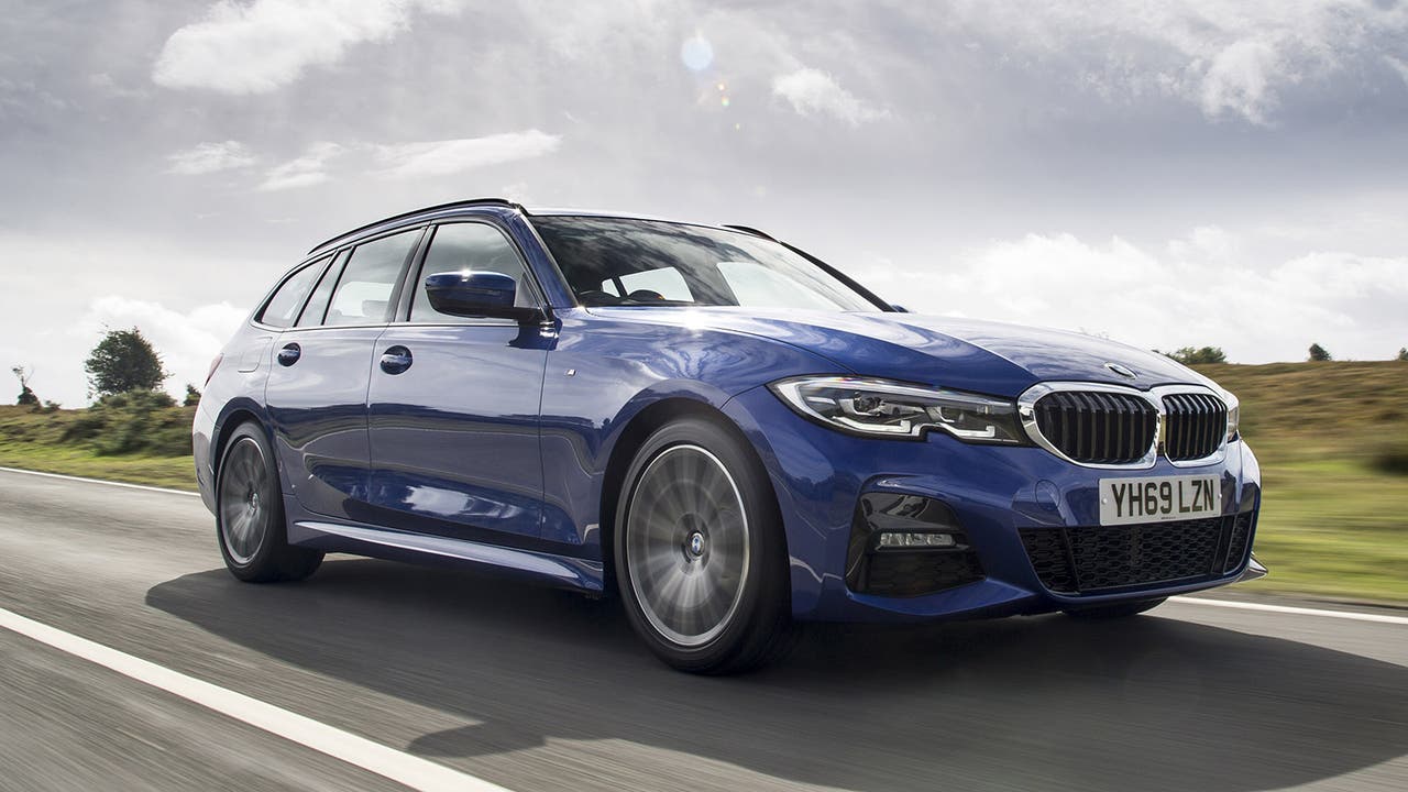 BMW 3 Series Touring in blue