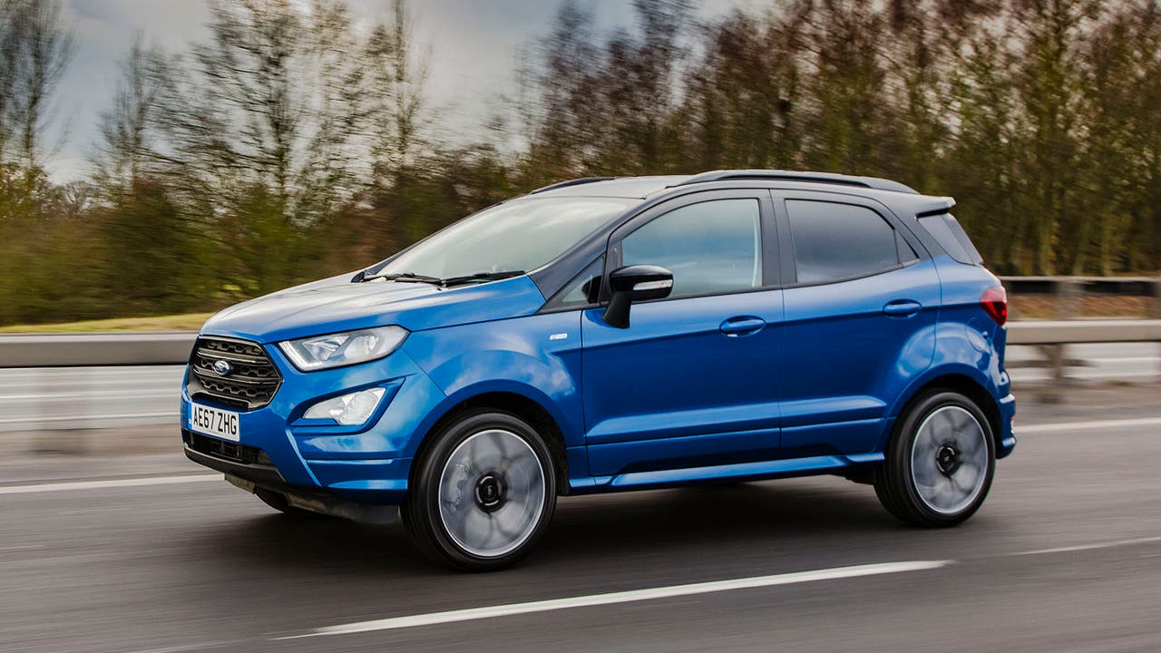 Ford EcoSport in blue