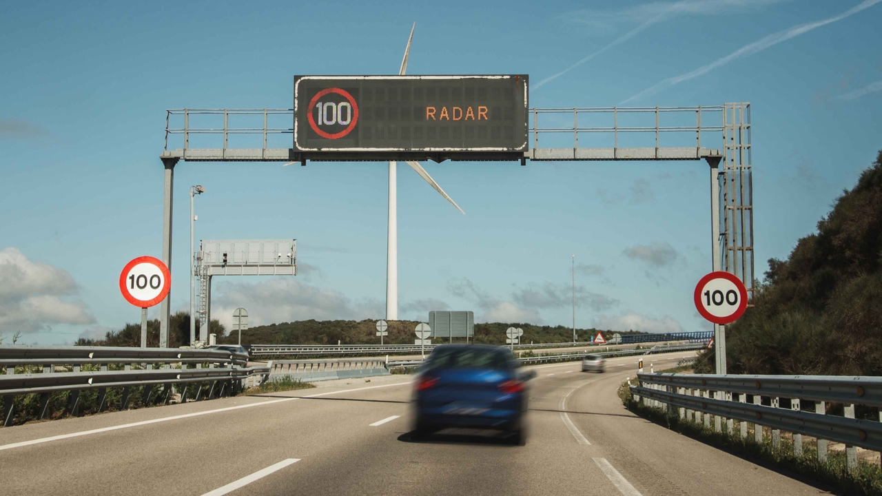 Spanish motorway speed limits
