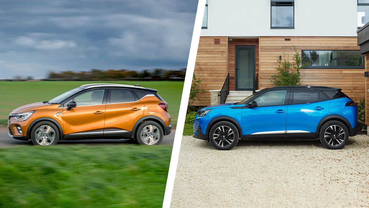 Renault Captur vs Peugeot 2008 side