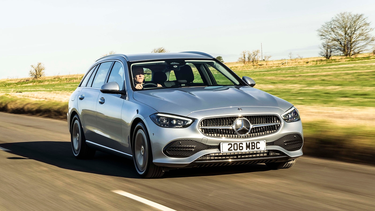 Mercedes C-Class Estate in silver