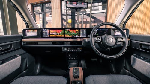 Honda e interior