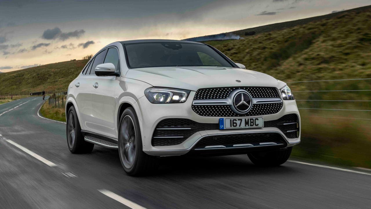 Mercedes GLE Coupe driving