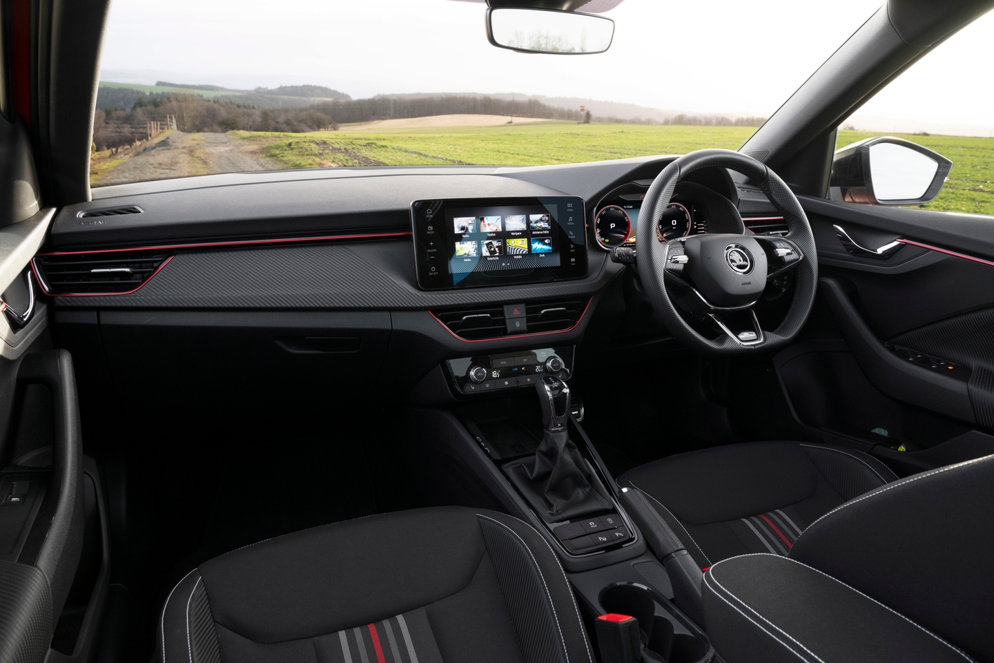 Skoda Scala facelift dashboard