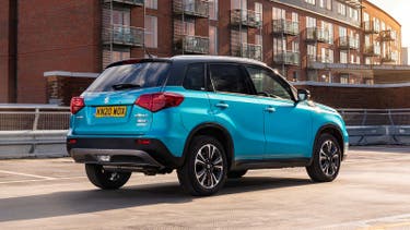 Suzuki Vitara review rear three quarter