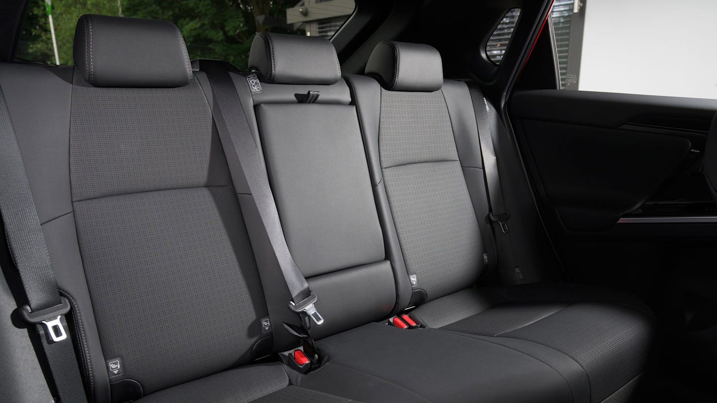 Toyota bZ4X review rear seats