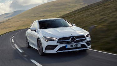 Mercedes CLA review front three quarter 2