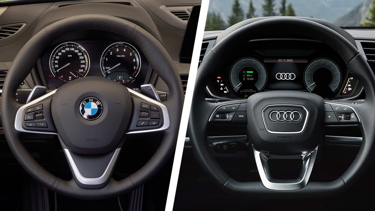 BMW X1 vs Audi Q3 dials