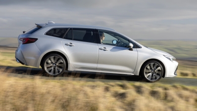 Toyota Corolla Touring Sports driving side view
