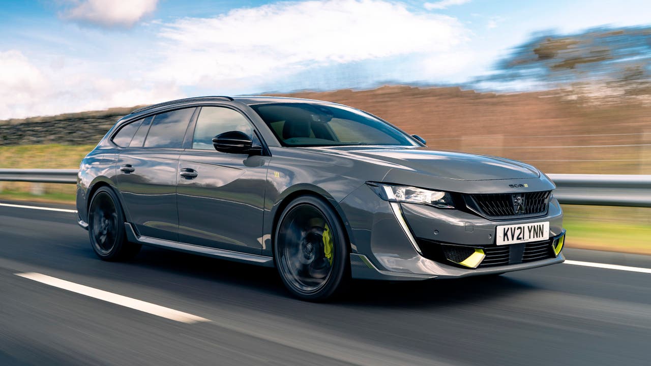 Peugeot 508 SW estate in grey