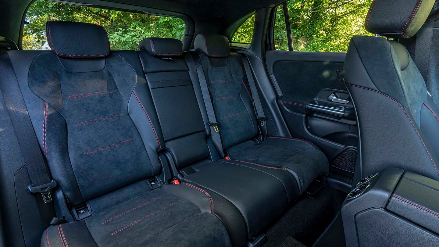 Mercedes GLA review rear seats