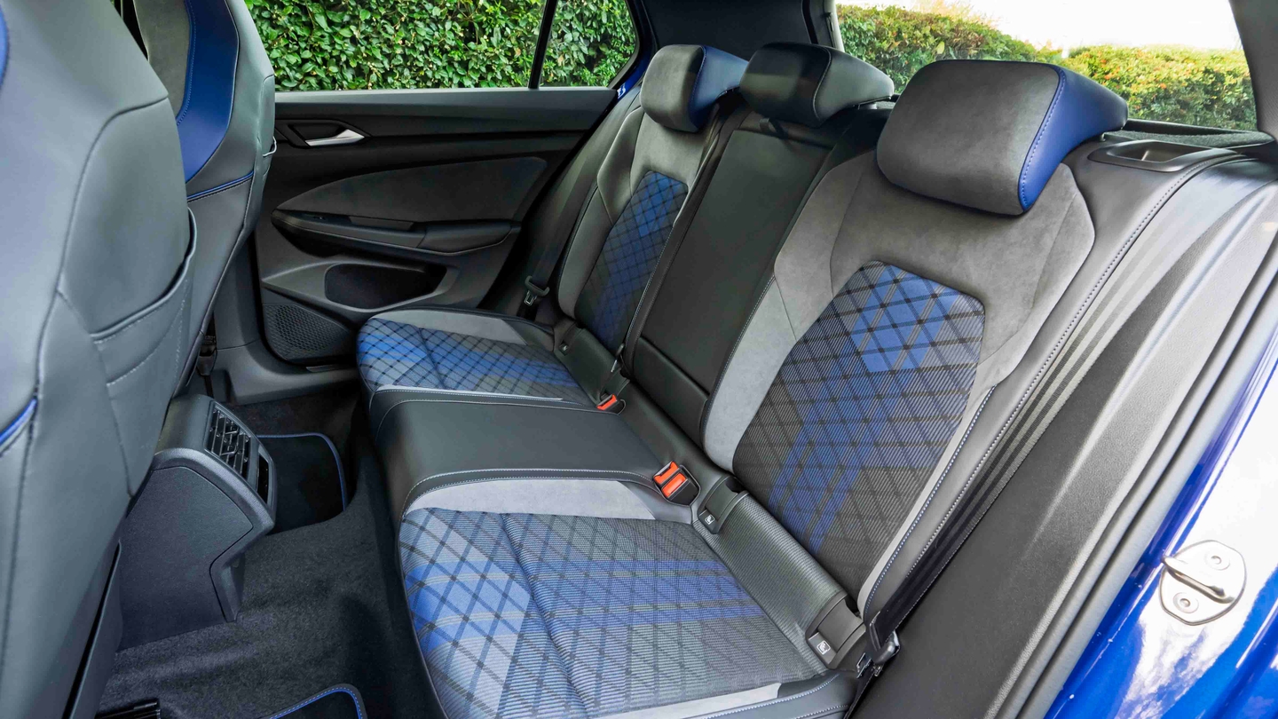 VW Golf R rear seats