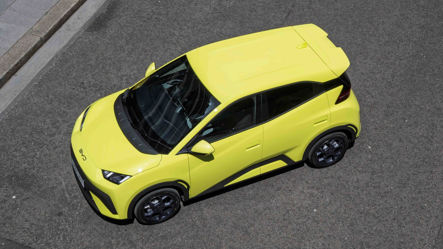 BYD Dolphin Surf top view