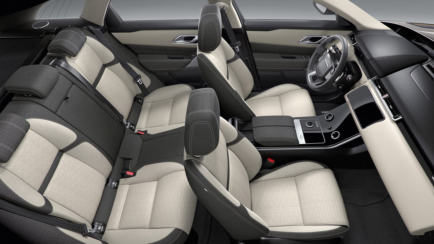Range Rover Velar rear seats