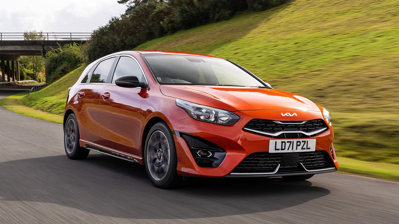 Kia Ceed in orange