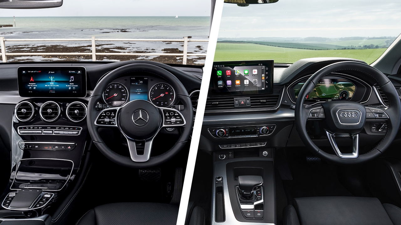 Mercedes GLC vs Audi Q5 interior