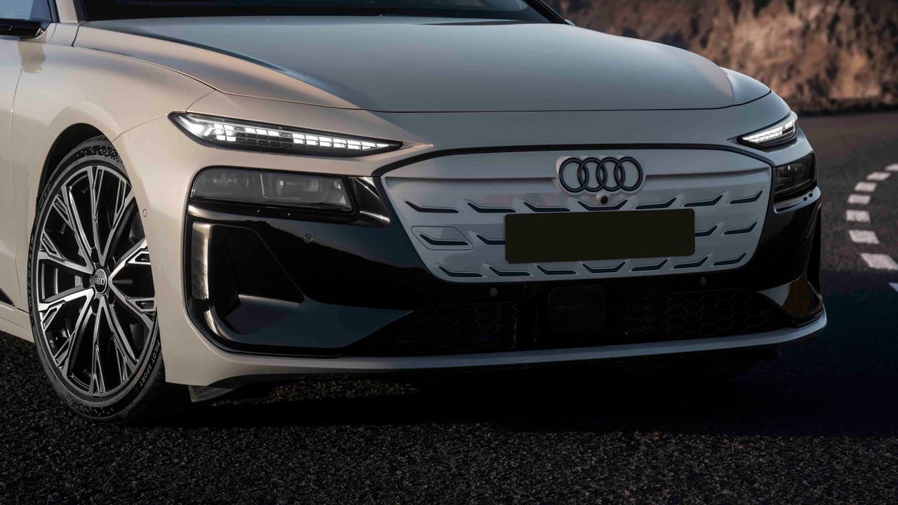 Audi A6 e-tron front end detail