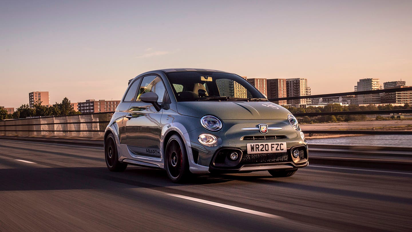 Abarth 595 review front three quarter