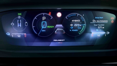 Peugeot 408 digital dials