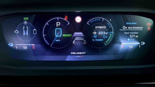 Peugeot 408 digital dials