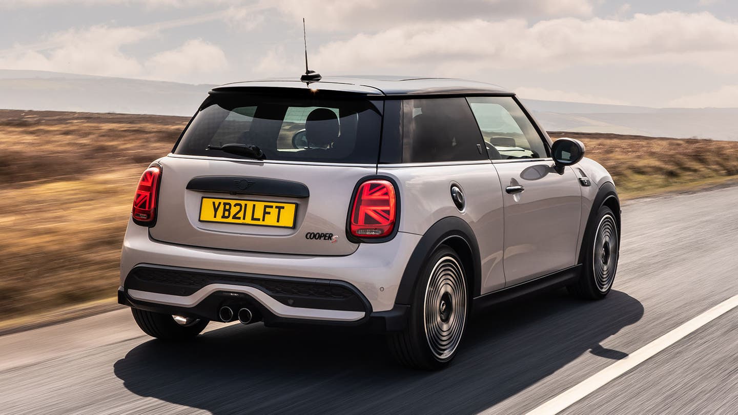 Mini Hatchback review rear three quarter