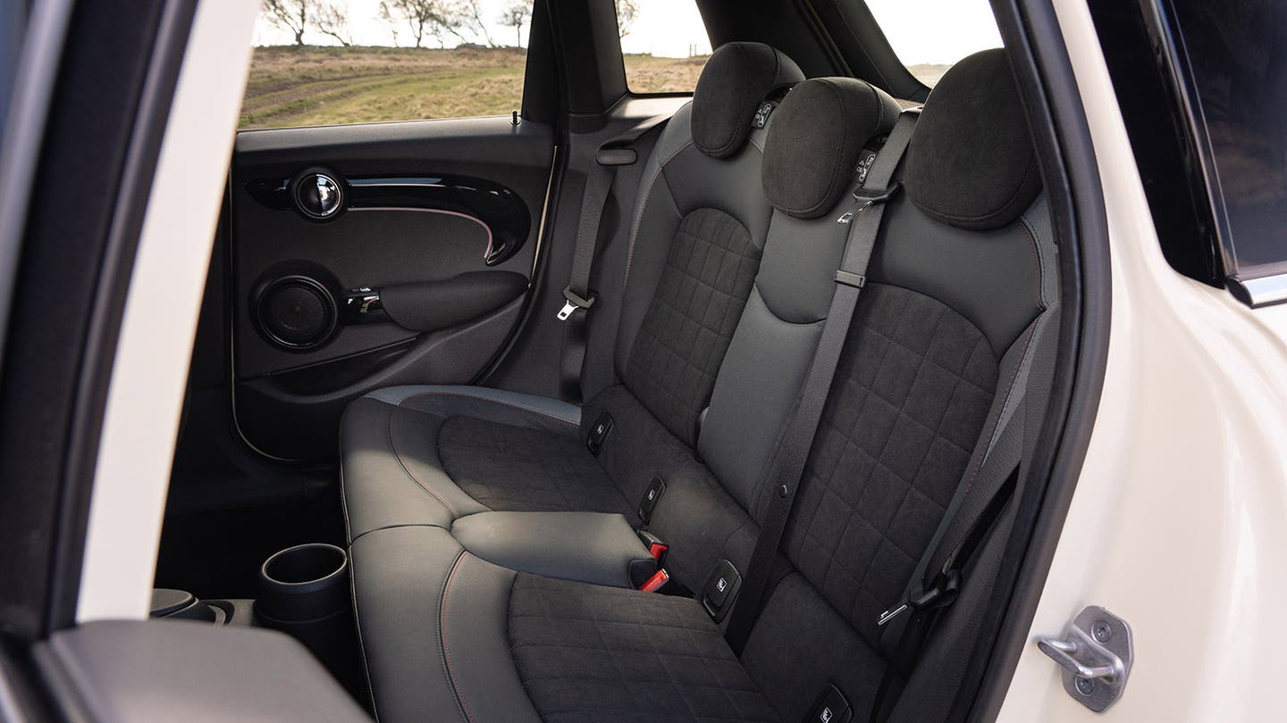 Mini Hatchback review rear seats