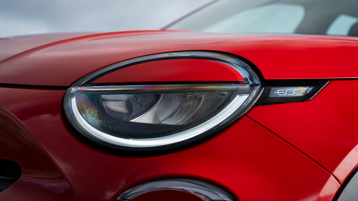 Fiat 600e headlight detail