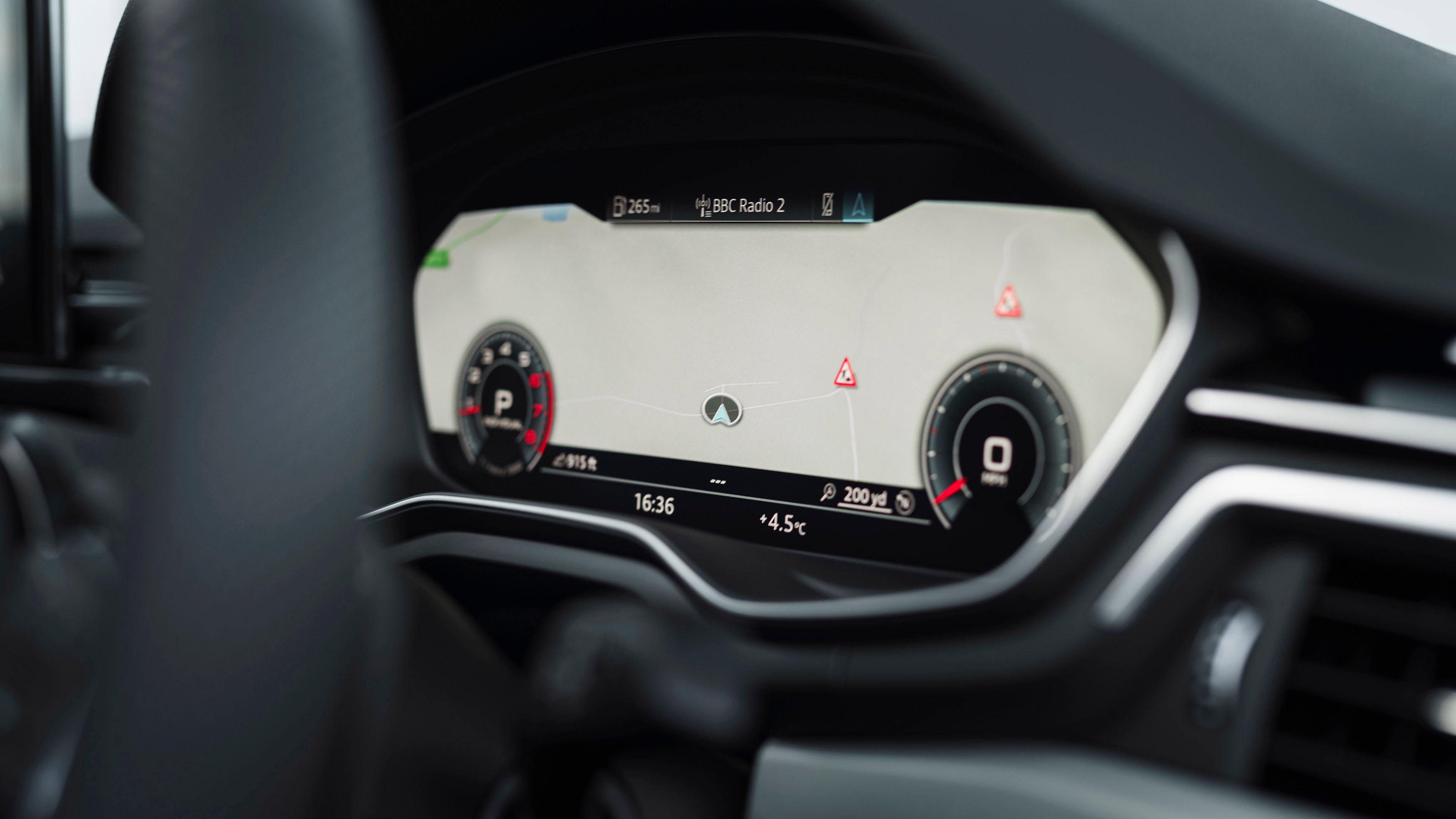 Audi A5 Virtual Cockpit dials
