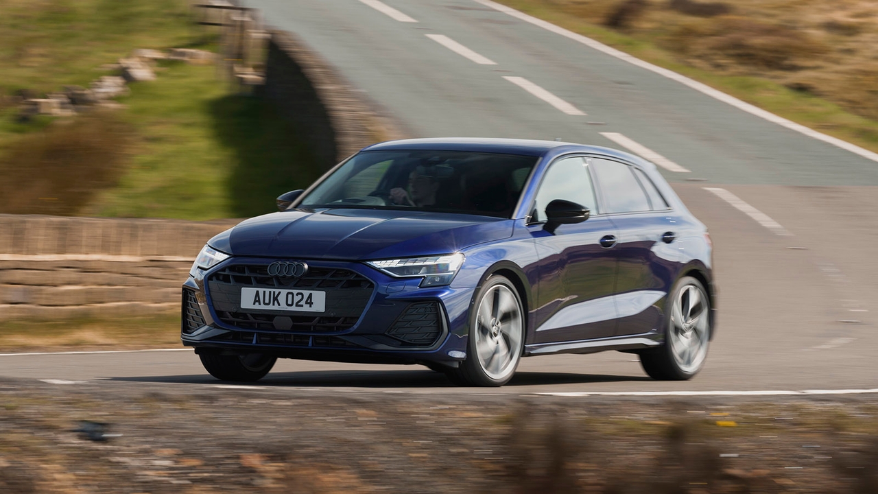 Audi A3 in blue