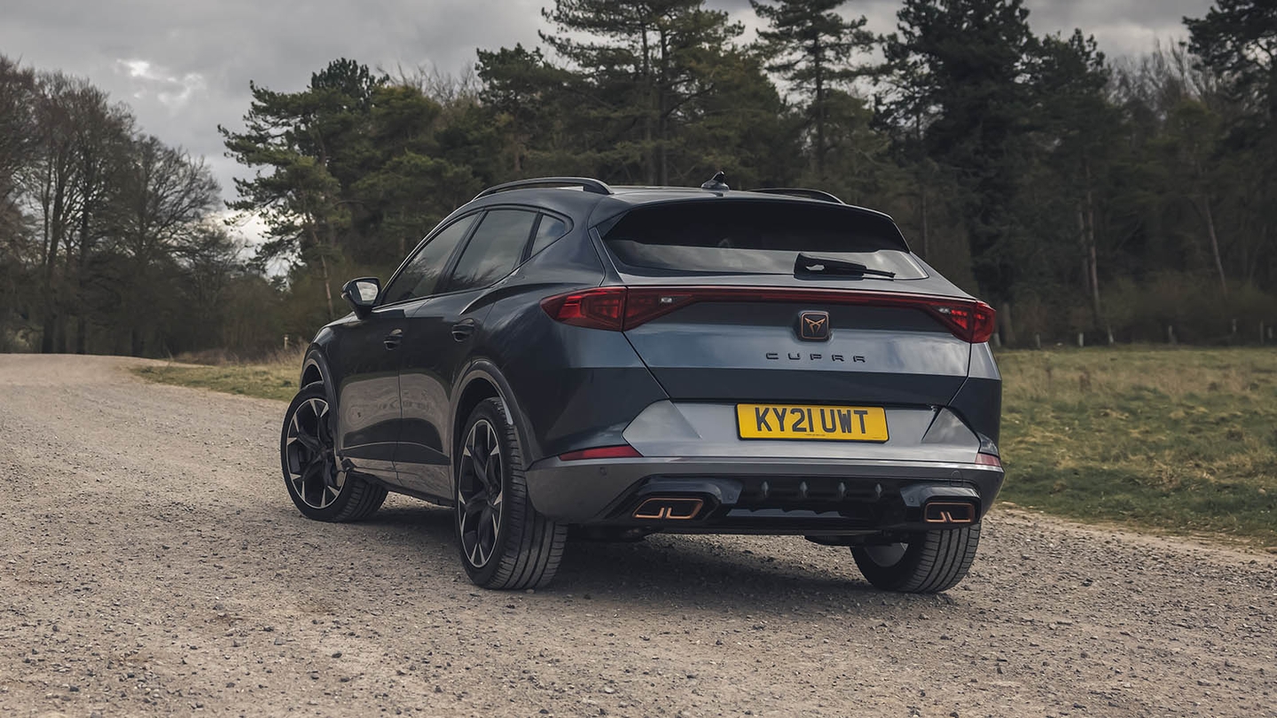 Cupra Formentor review image rear three quarter