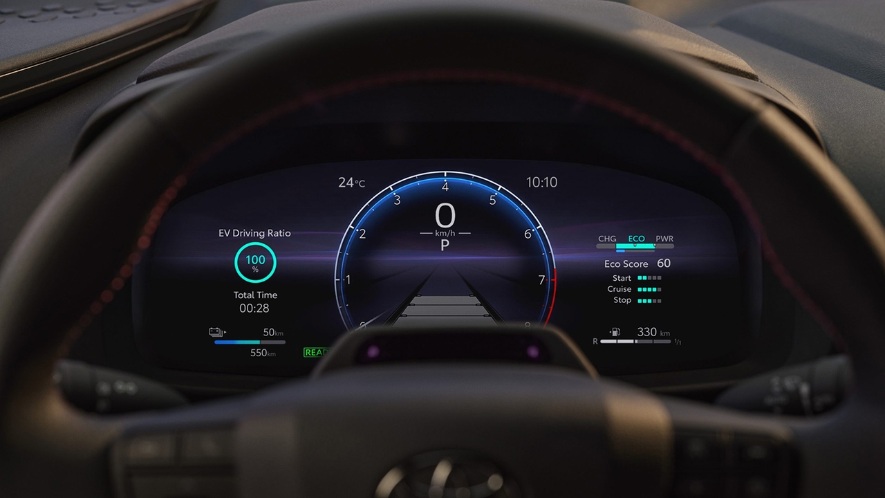 New Toyota C-HR engines – driver's dials