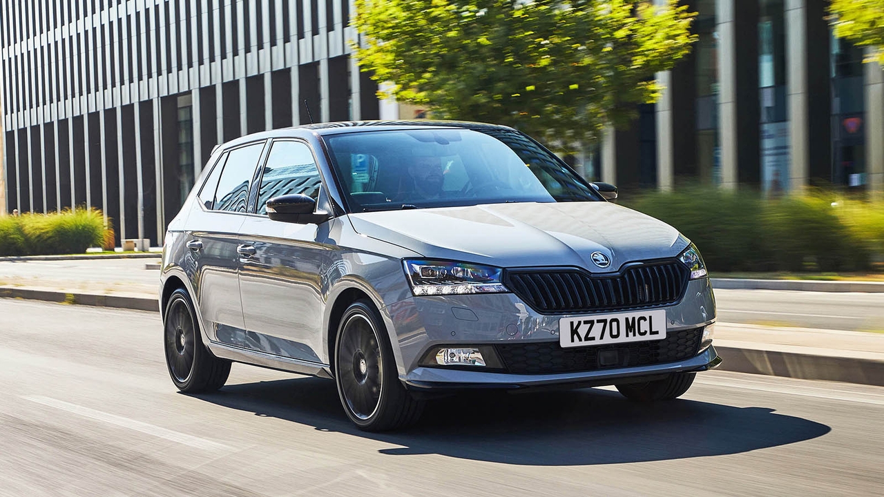 Skoda Fabia in grey