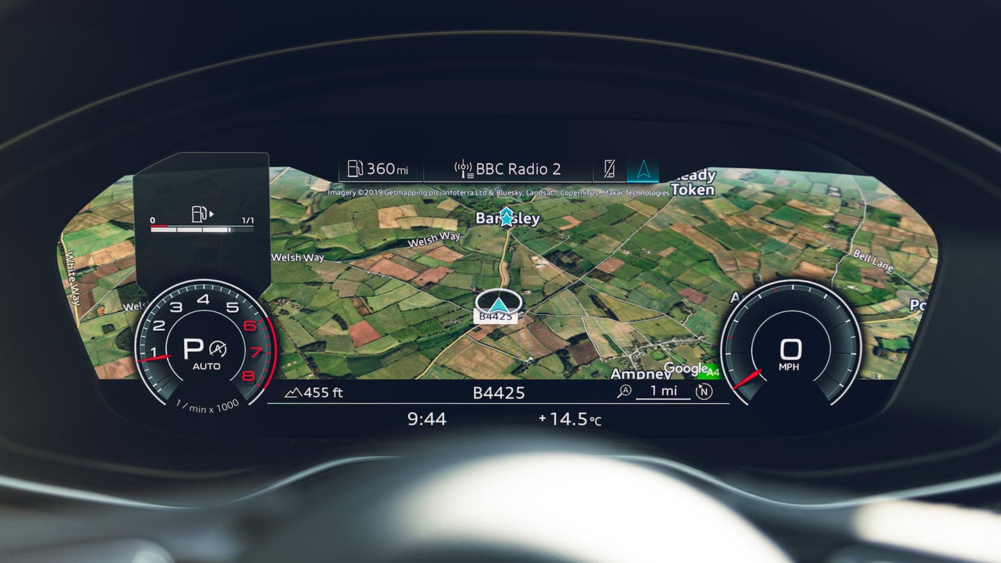 Audi A4 review drivers dials Virtual Cockpit
