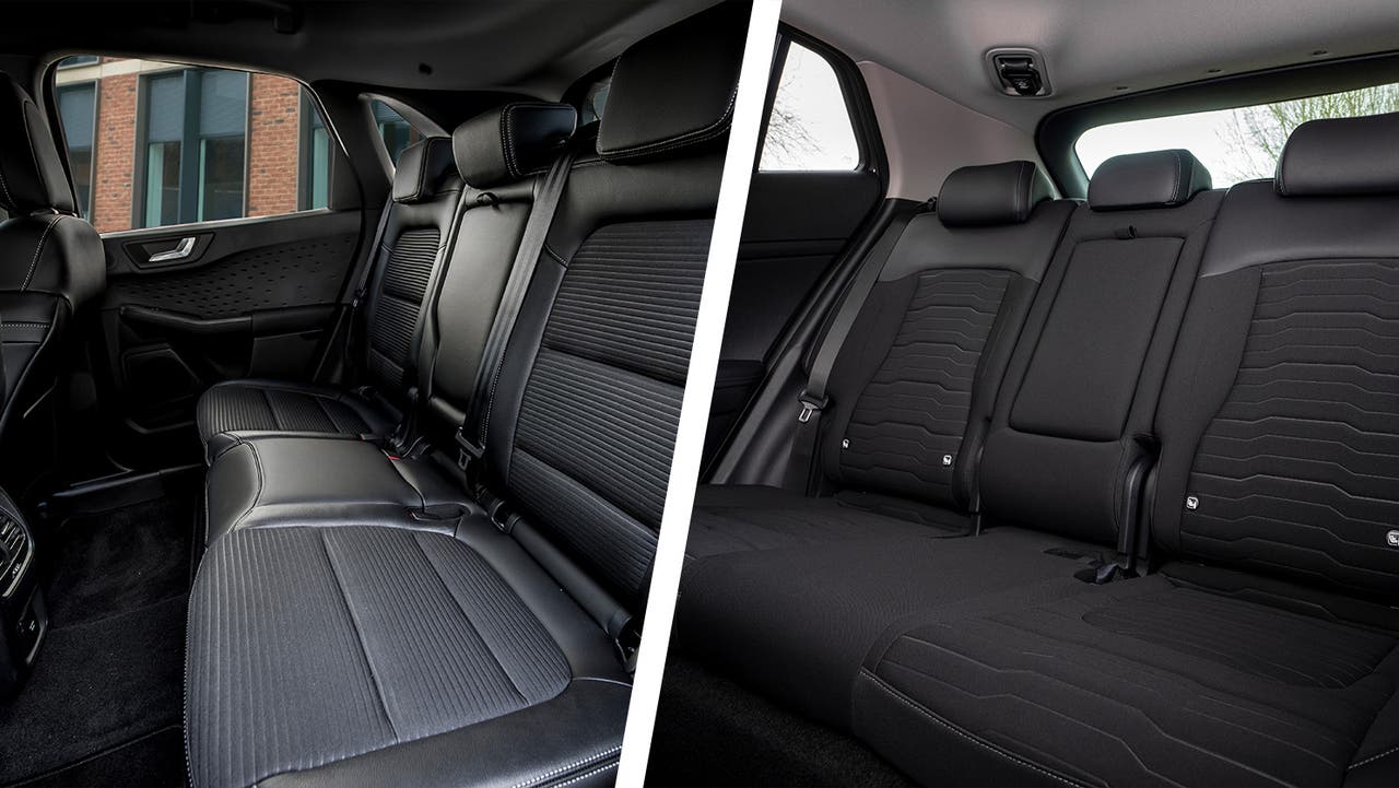 Ford Kuga vs Kia Sportage rear seats