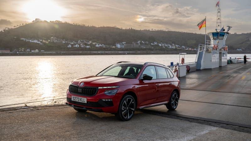 Skoda Kamiq Monte Carlo on ferry