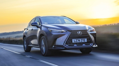 Lexus NX review front three quarter