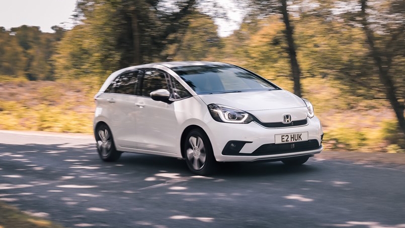 Honda Jazz in white