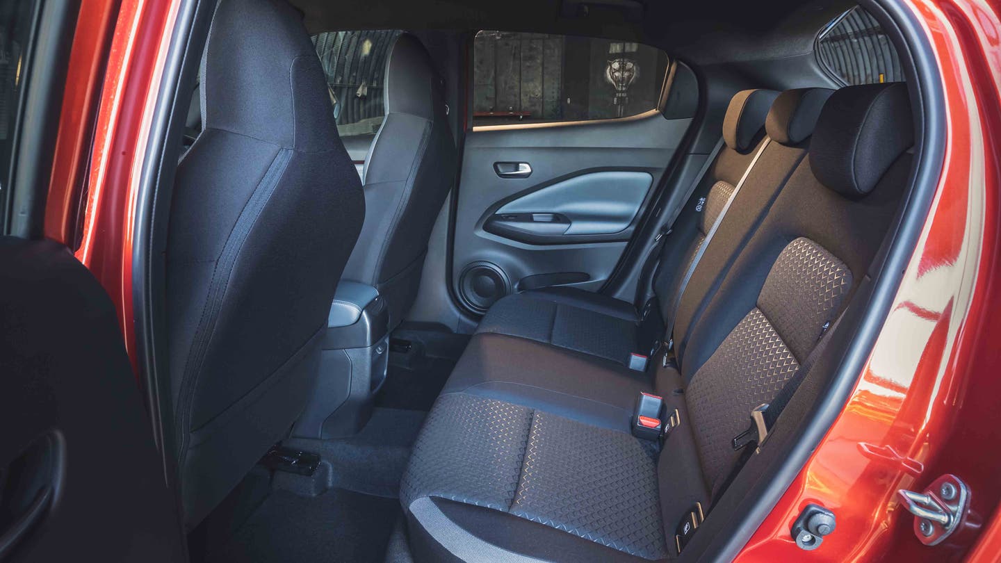 Nissan Juke rear seats