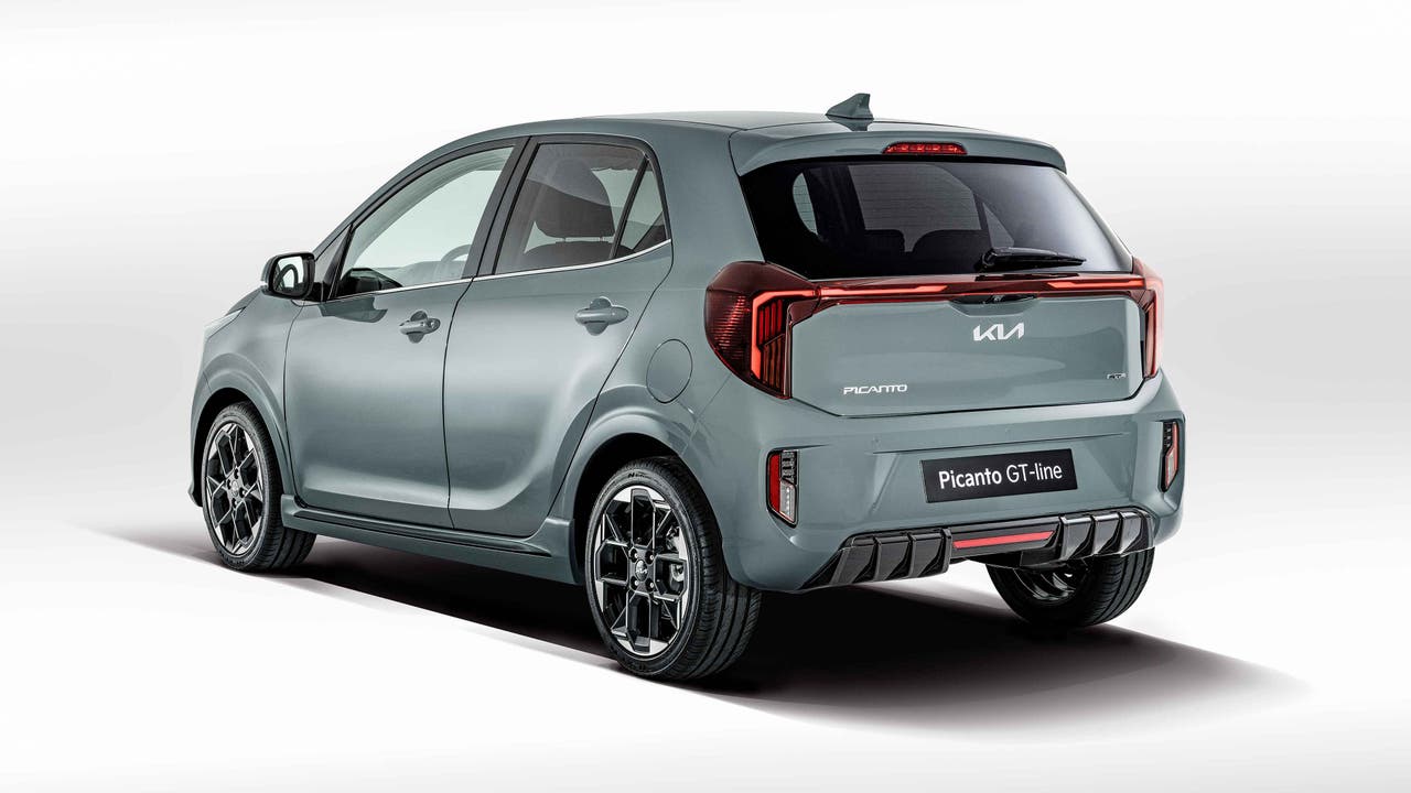Kia Picanto 2023 facelift rear