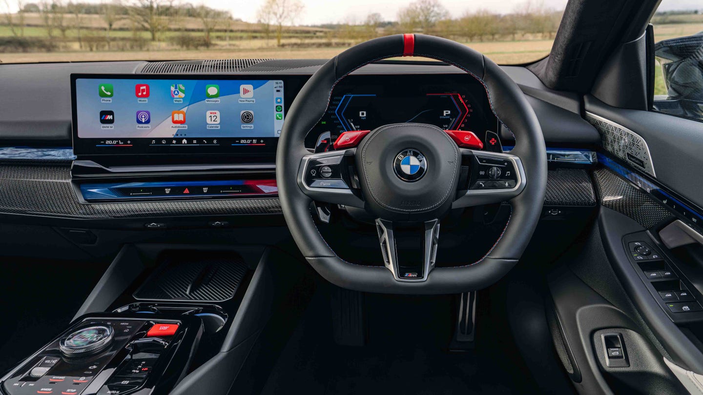 BMW M5 interior