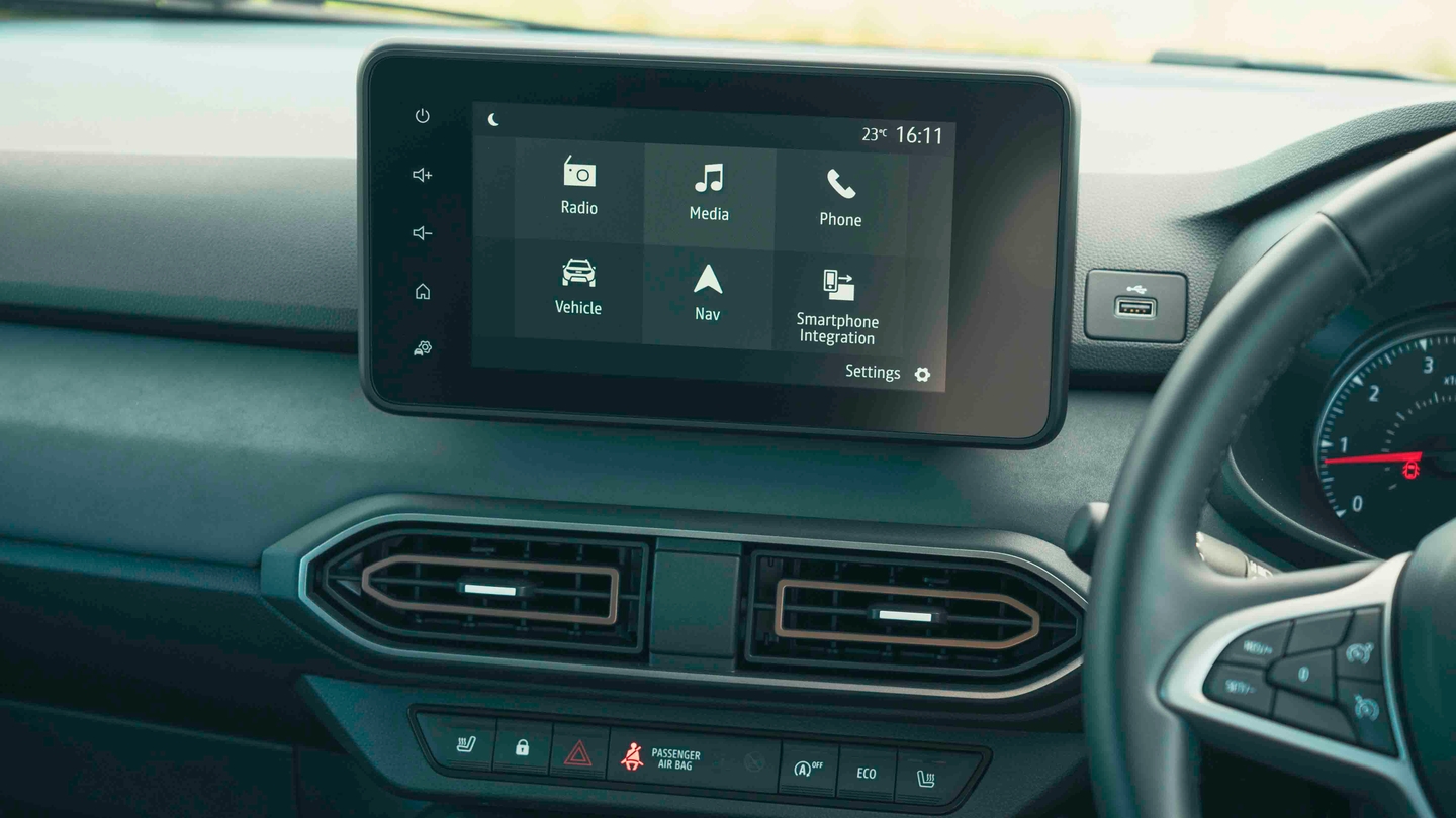 Dacia Jogger touchscreen