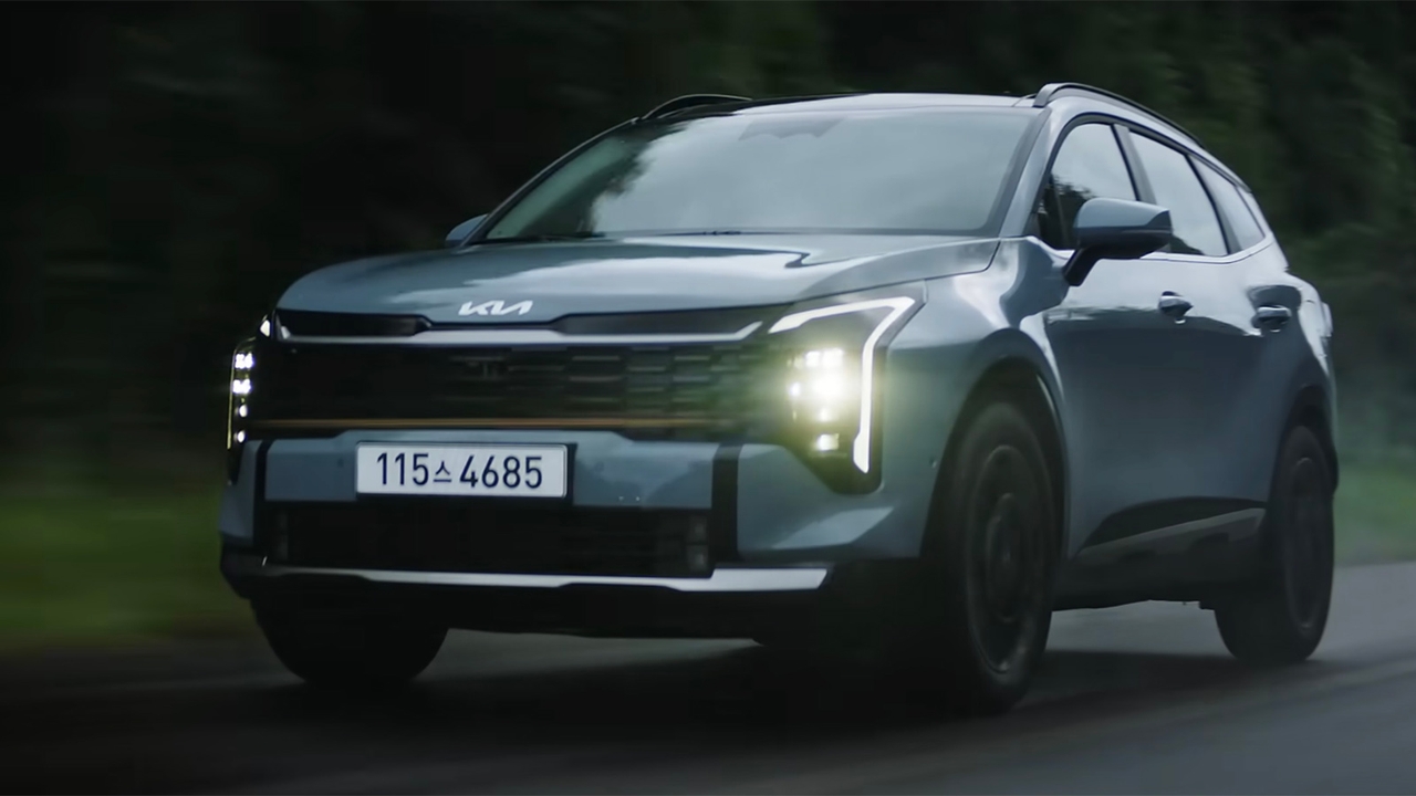 Kia Sportage facelift driving