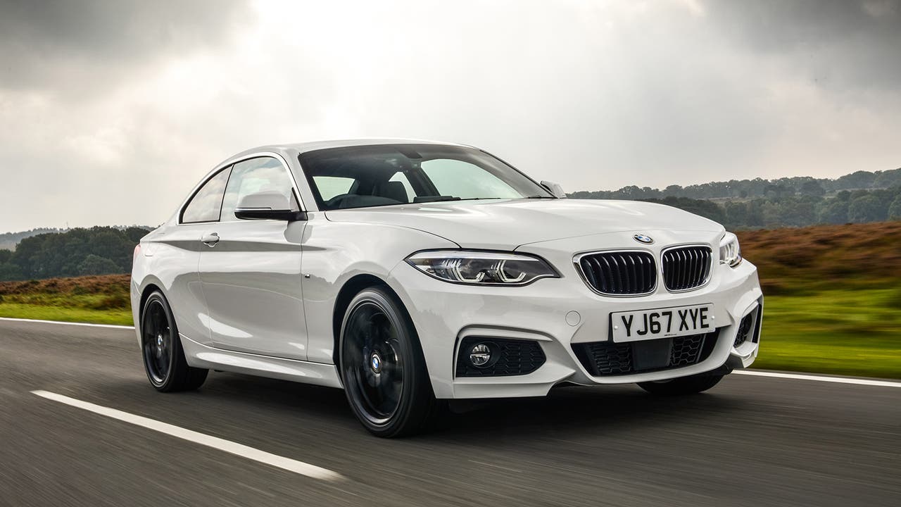 BMW 2 Series Coupe in white