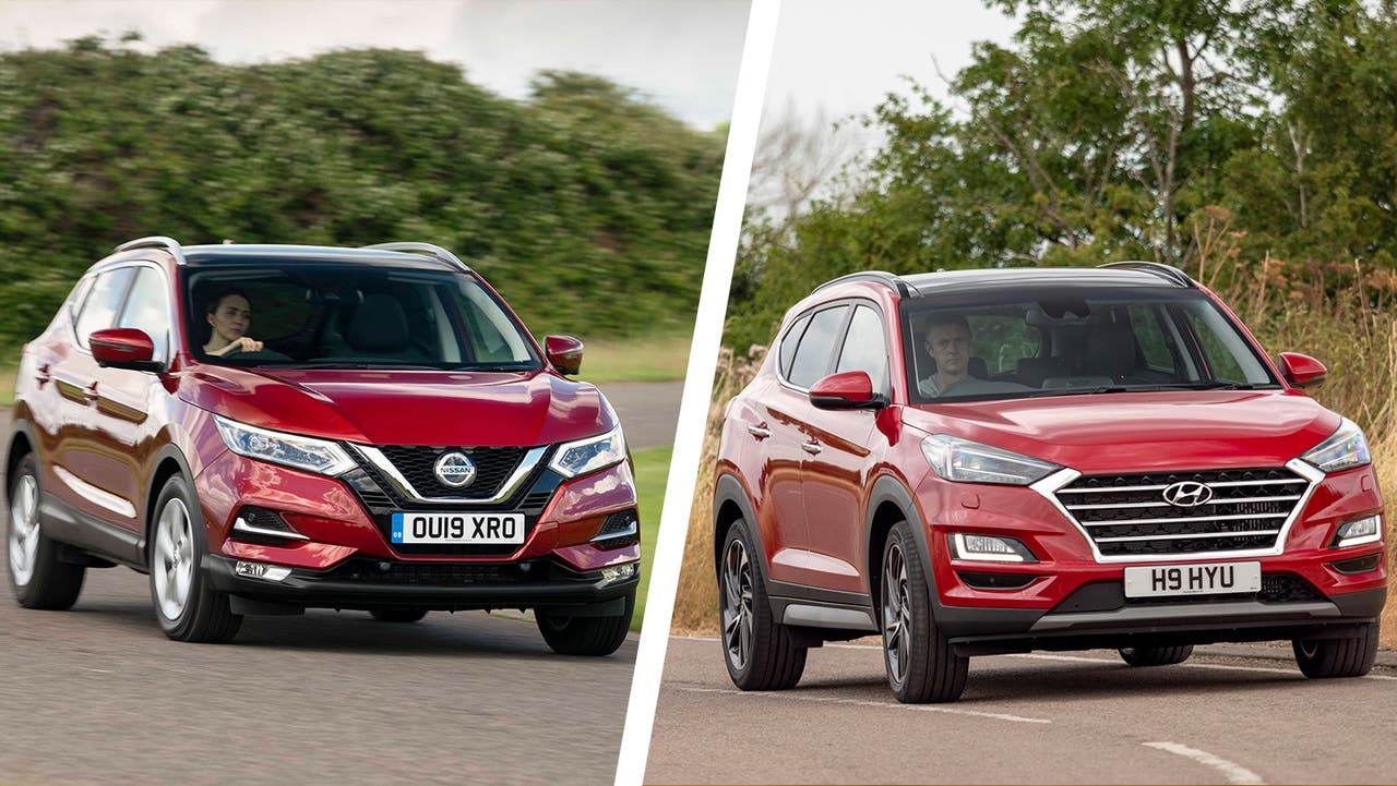 Hyundai Tucson vs Nissan Qashqai previous