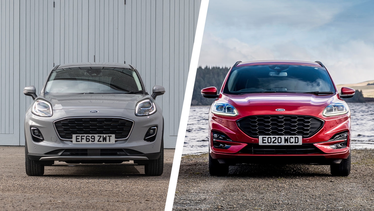 Ford Puma vs Ford Kuga front