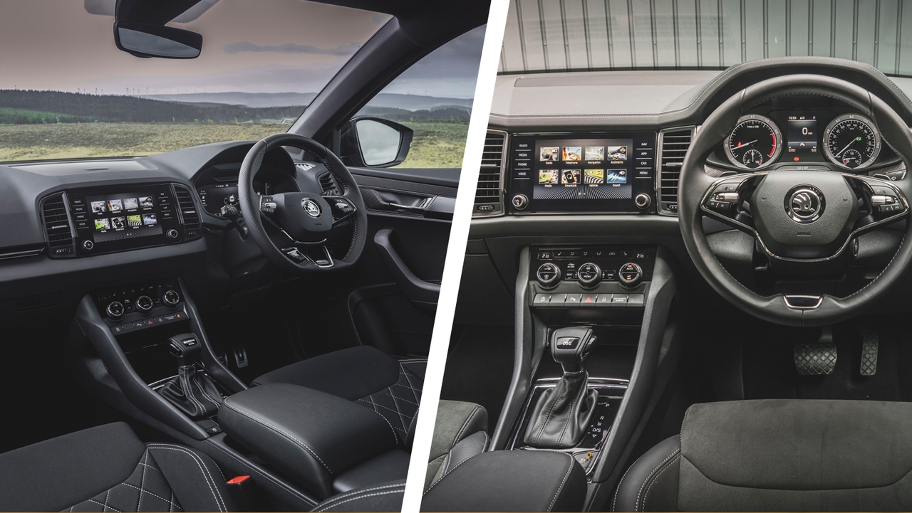 Skoda Karoq vs Kodiaq interiors