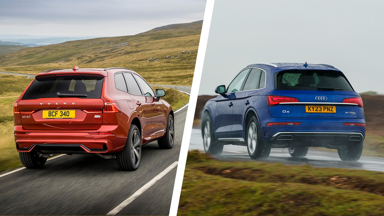 Volvo XC60 vs Audi Q5 rear