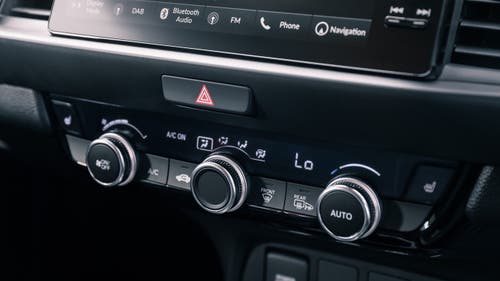 Honda Jazz climate controls