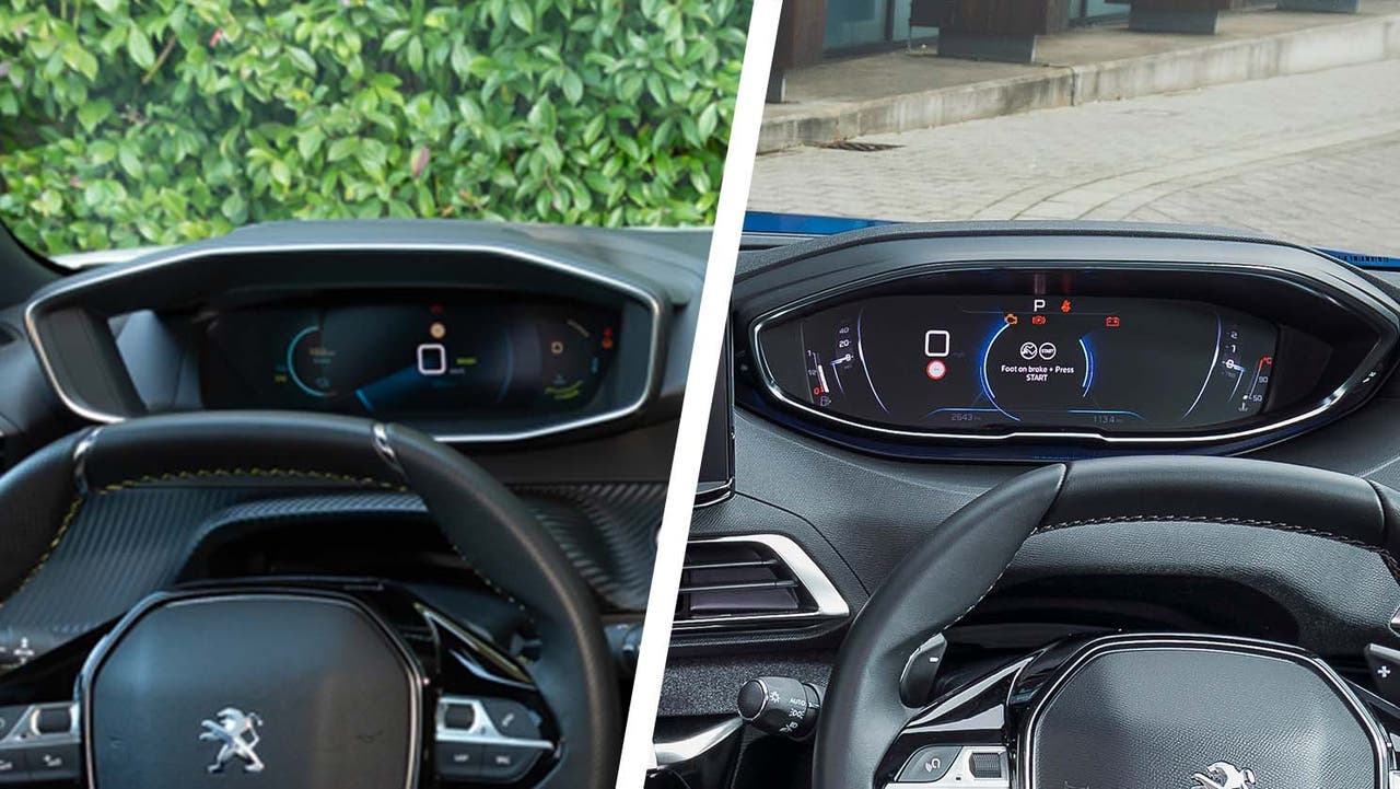 Peugeot 2008 vs Peugeot 3008 dials